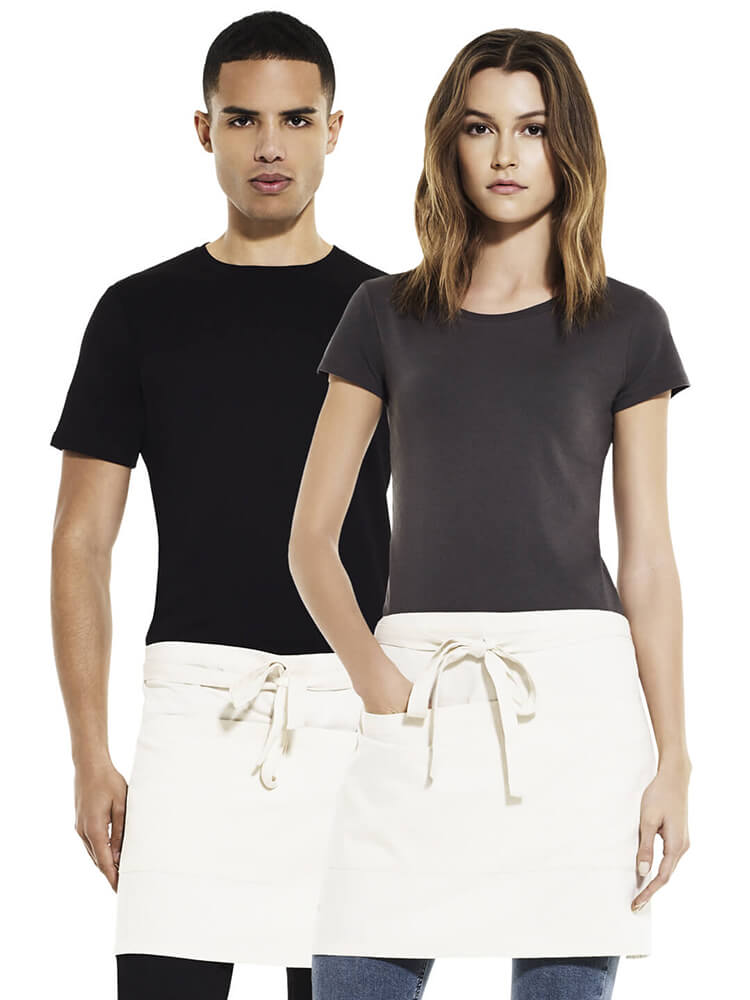 Image: Salvage Recycled Unisex Short Apron With Pockets